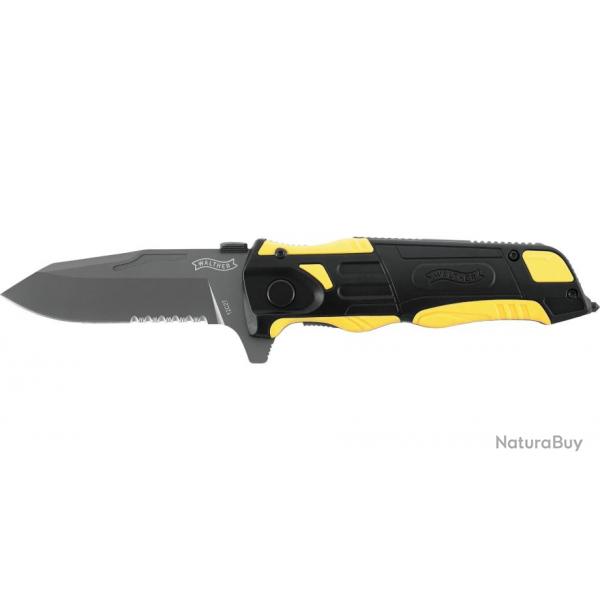 Couteau walther pro rescue knife jaune