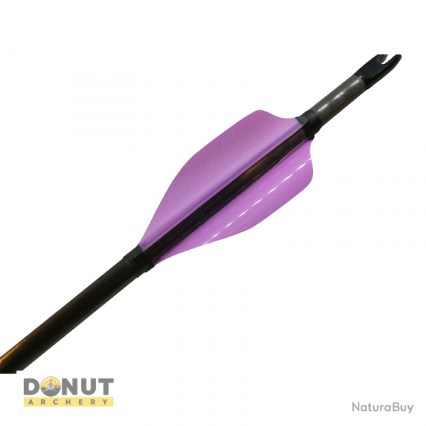 Plumes de flche Xs Wings 50mm Low - Violet Fluo / Gaucher