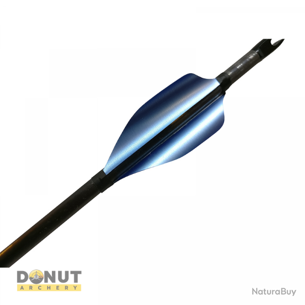 Plumes de flche Xs Wings 50mm Low - Bleu Ciel Metallique / Droitier