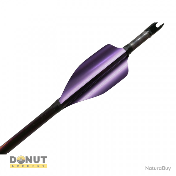 Plumes de flche Xs Wings 50mm Low - Violet Metallique / Droitier