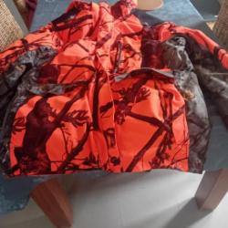 Veste SOLOGNAC ORANGE FLUO 2XL