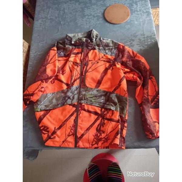 Veste SOLOGNAC ORANGE FLUO XL