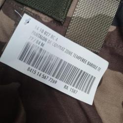 Pantalon de combat temperé