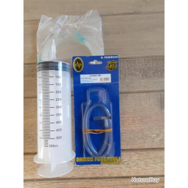 Tube de nettoyage PEDERSOLI avec grosse seringue