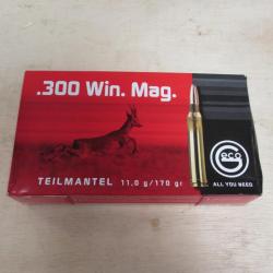 Balle de marque GECO Teimantel calibre 300 win mag 11 g/ 170 gr