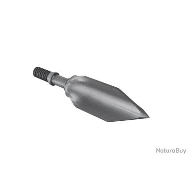 12 Pointes De Flèche 100 Grains - 3 Lames Acier Inox - Pour Chasse Ou Tir à L'Arc - Filetage Standard