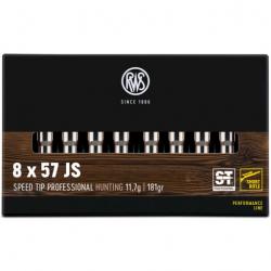 Munition RWS Cal.8X57 JS SPEED TIP PRO SHORT RIFLE 11,7G 181GR PAR 20