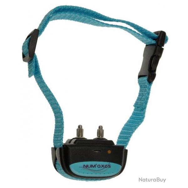 Collier anti-aboiement rechargeable Iki Pulse bleu