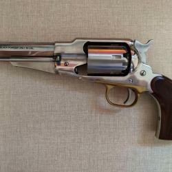 Revolver Remington 1858 Inox Crosse quadrillée cal.44. Pietta