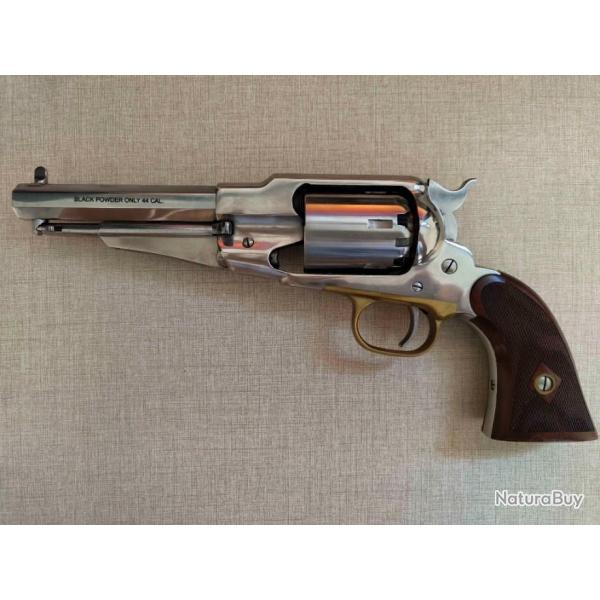 Revolver Remington 1858 Inox Crosse quadrille cal.44. Pietta