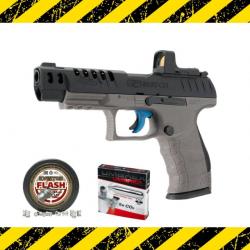 Pack Pistolet à plombs Q5 Match 5" Combo SET 4,5 mm Walther + plombs + 5 x co2  (5.8421-1)