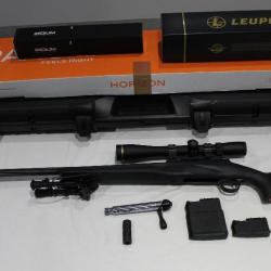 Pack TLD NEUF  quasiment Franchi Horizon Varnint 308win + Lunette LEUPOLD + MDS Browning