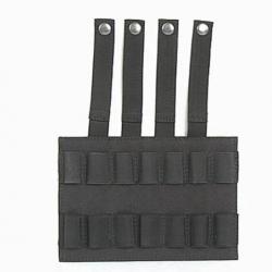 Cartouchiere tactique 14 munitions MOLLE noir