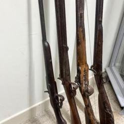 Lot Ancien fusil chasse cat d