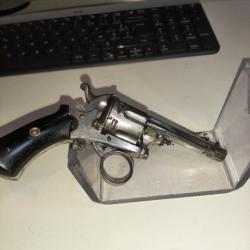 revolver liégeois ou belge type le faucheux 7 mm à broche