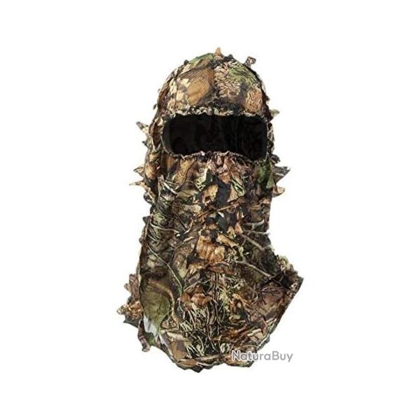 Casquettes de Camouflage 3D, Cagoule de Camouflage Coupe-Vent, Couvre-Chef Tactique