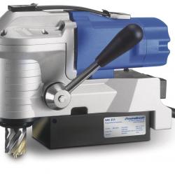 Perceuse magnétique horizontale jusque ø35x30 mm Weldon 19 mm 1,1 kW aimant 15000 N hauteur 200 mm