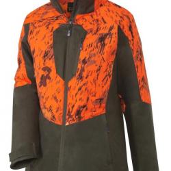 Veste fonctionnelle de chasse en battue pour femmes Couleur Vert Orange