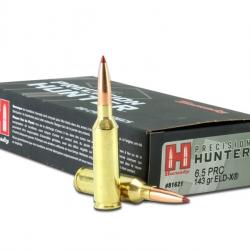 Munitions HORNADY 6.5 prc precision hunter 143 gr par 20