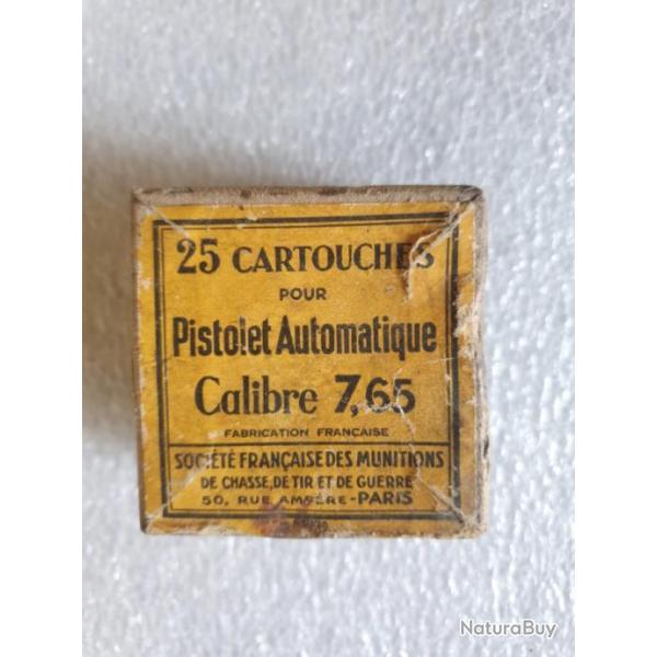 Cartouches de collection neutralises 7.65 + bote (M 69)