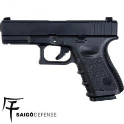 Pistolet airsoft SAIGO 23 MK4 GBB NOIR - type GLOCK 23