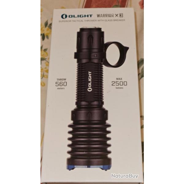 Lampe olight Warrior x3 (tte crnele modifie)