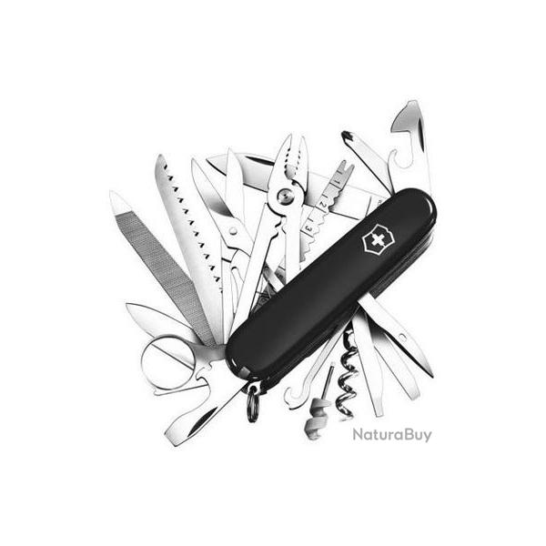 COUTEAU VICTORINOX SWISSCHAMP NOIR Rf. : 1.6795.3