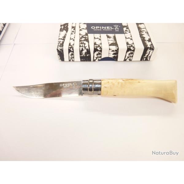 Opinel n8 dition SAMPO MADRE manche en bouleau