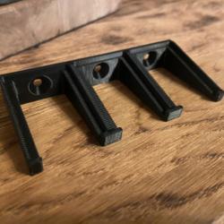 Rangement chargeur glock 17/19/45A fixé dans le coffre