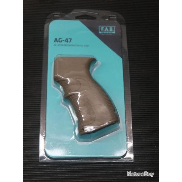 Poigne pistolet FAB Defense AG-47 pour AK-47/AKM/AK-74 et Galil - Flat Dark Earth REF 83/2024