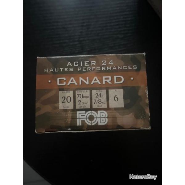 Cartouches FOB Canard cal20