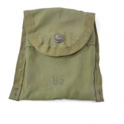 Etui pouch de boussole compas US ARMY années 1960. Guerre du Vietnam. Surplus militaire