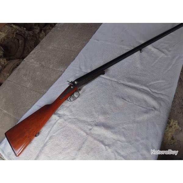 Fusil  chiens exterieurs Husqvarna, type Lefacheux, cal.16/65 Cat.D2