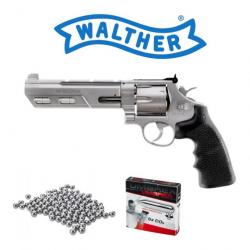 Pack Revolver Smith&Wesson 629 Competitor 6" 4,5 mm BB + 5 x co2 + 1500 billes acier