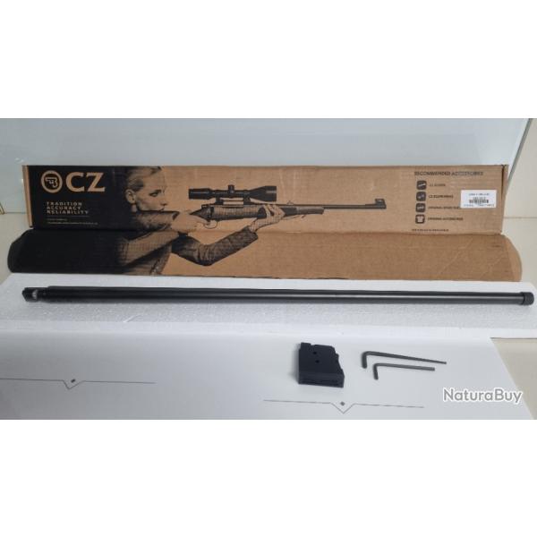 Canon CZ 457 Amricain cal. 17 Hmr 63 cm, flut filet. Avec chargeur,dans bote d'origine. Neuf.