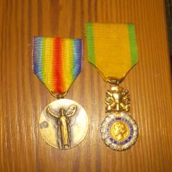 medaille militaire et medaille interallié 14/18