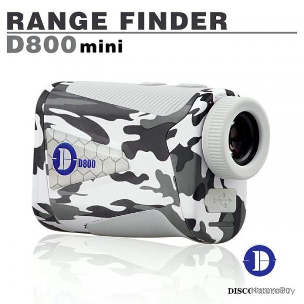 Mini Tlmtre Laser USB D800- Golf Chasse Aventure en Plein Air Mesure Prcise Indicateur d'Angle