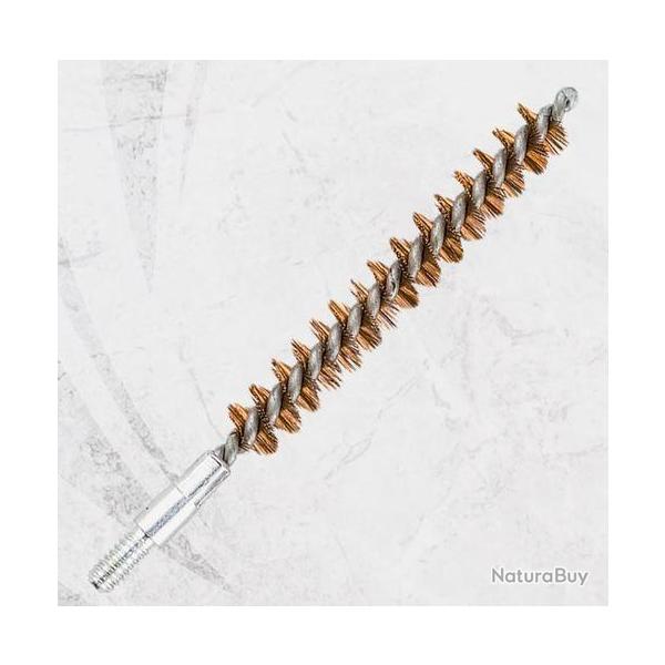 Brosse / couvillon de nettoyage bronze KLEENBORE - Calibre .243 / .25 / 6mm - Filetage 8-32