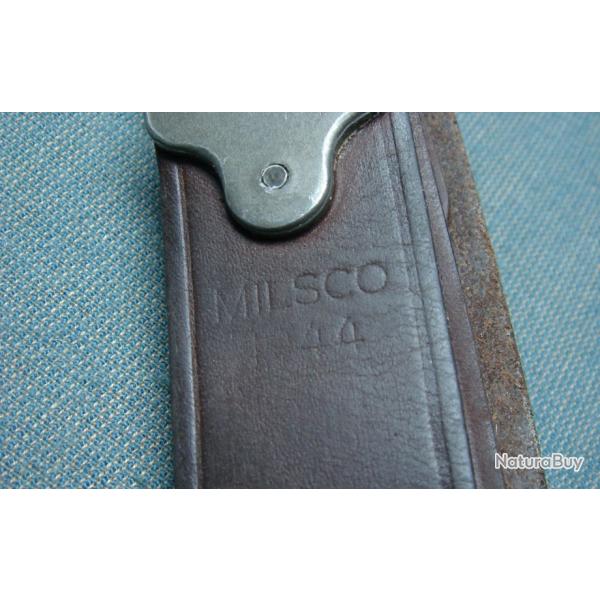 Magnifique bretelle cuir MILSCO 44 pour Springfield 1903 ou Garand, cuir trs souple