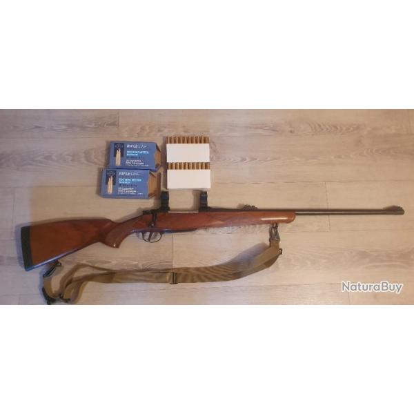 Carabine BRNO 300 Win Mag + cartouches et accessoires