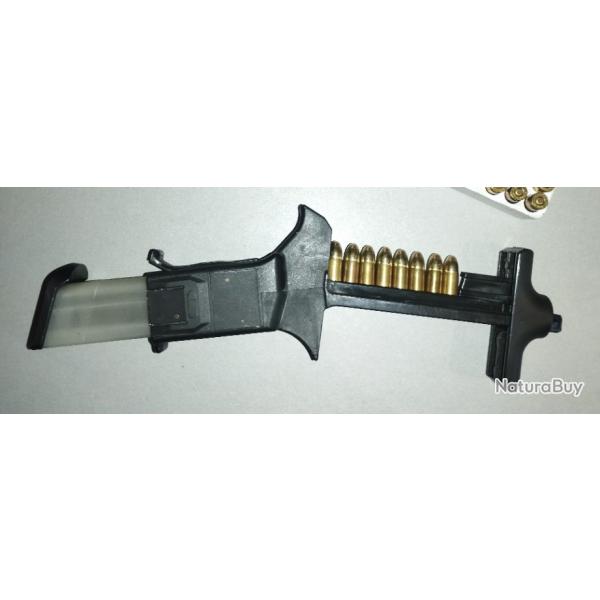 Chargette pour pistolet calibre 9mm