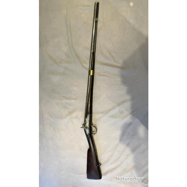 Fusil d'infanterie modle 1777 modifi chasse avec chien  piston