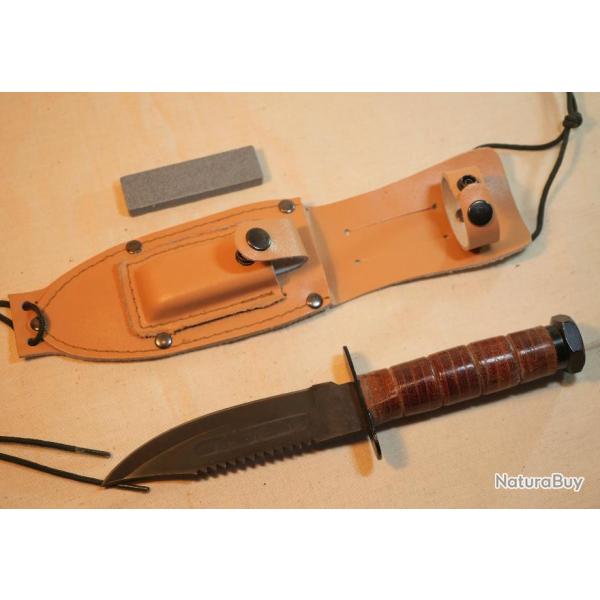 Reproduction du couteau de survie pilote US Navy Pilot's Survival Knife - ref EBR24BAI006