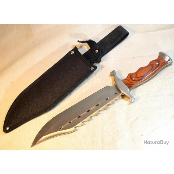 Couteau type BOWIE CHASSE - TIMBER RATTLER GATOR - EBR24FAD007