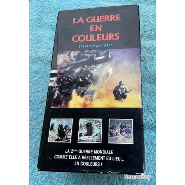 coffret VHS la guerre en couleurs