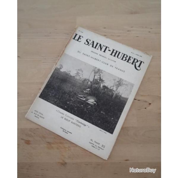 Revue Le Saint Hubert avril 1939