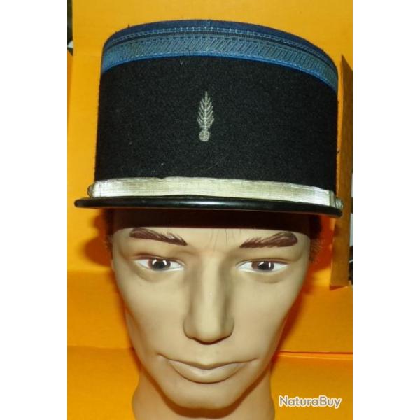 KEPI DE GENDARME AUXILIAIRE  DE L'ARMEE FRANCAISE,TAILLE 56 DE FABRICATION FRANCAISE BALSAN  ,BON