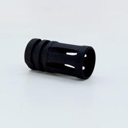 CACHE FLAMME / FREIN DE BOUCHE POUR  HK 416 / TM4 RIS T4E NEUF NOIR 14 MM ANTI HORAIRE EN ACIER.