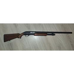 Fusil de chasse à pompe Yildiz S61 crosse bois Cal 12/76