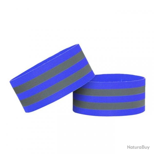 Lot de 2 brassards de scurit bleus